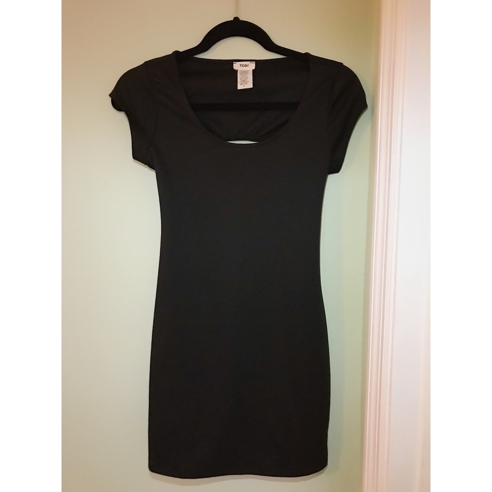 Black Dress with Back Cutout